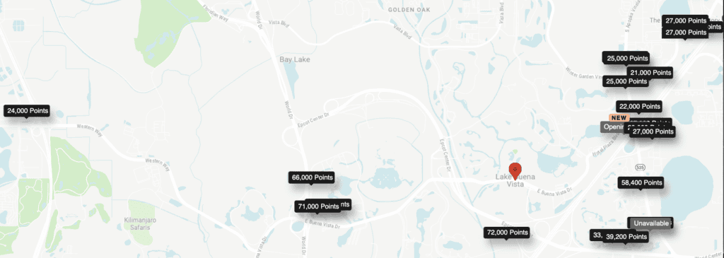 Orlando points marriott