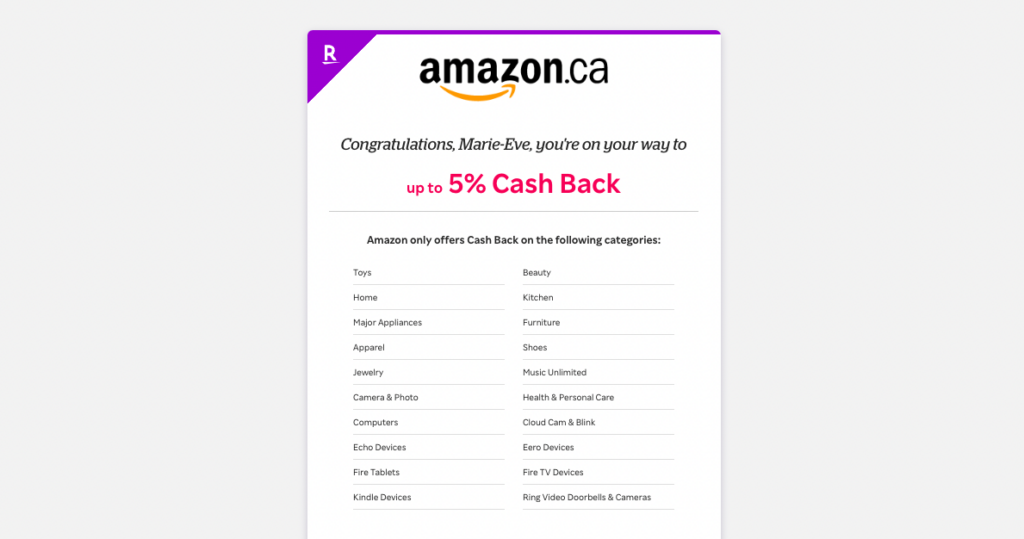 Rakuten Amazon Black Friday Categories