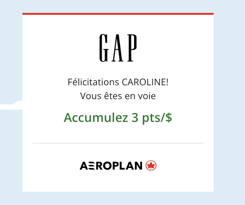 gap eboutique felicitations