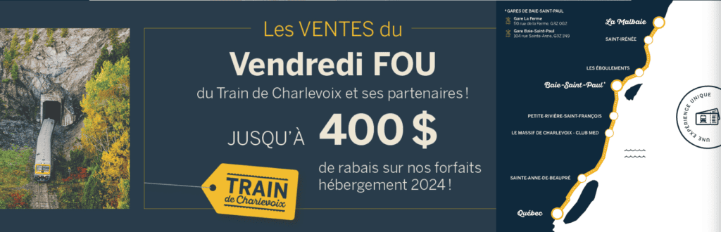 train charlevoix promotion