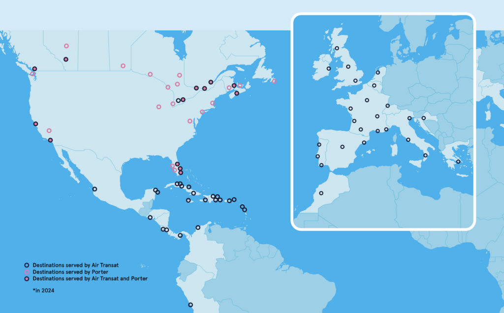 Carte transat-porter