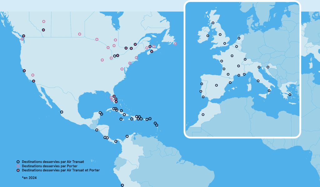Carte transat-porter