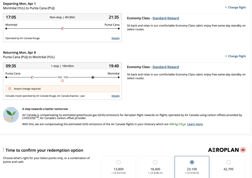 YUL PUJ republique dominicaine