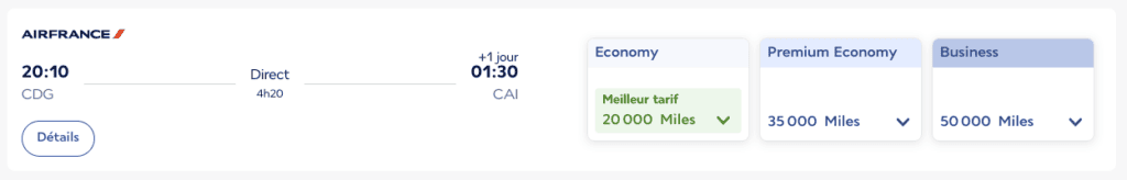Vol aller/retour Le Caire - Paris en cabine Economy pour moins de 40 000 Flying Blue