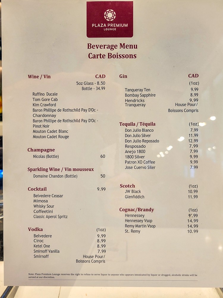 Salon Premium Plaza Toronto T1 Domestic 05