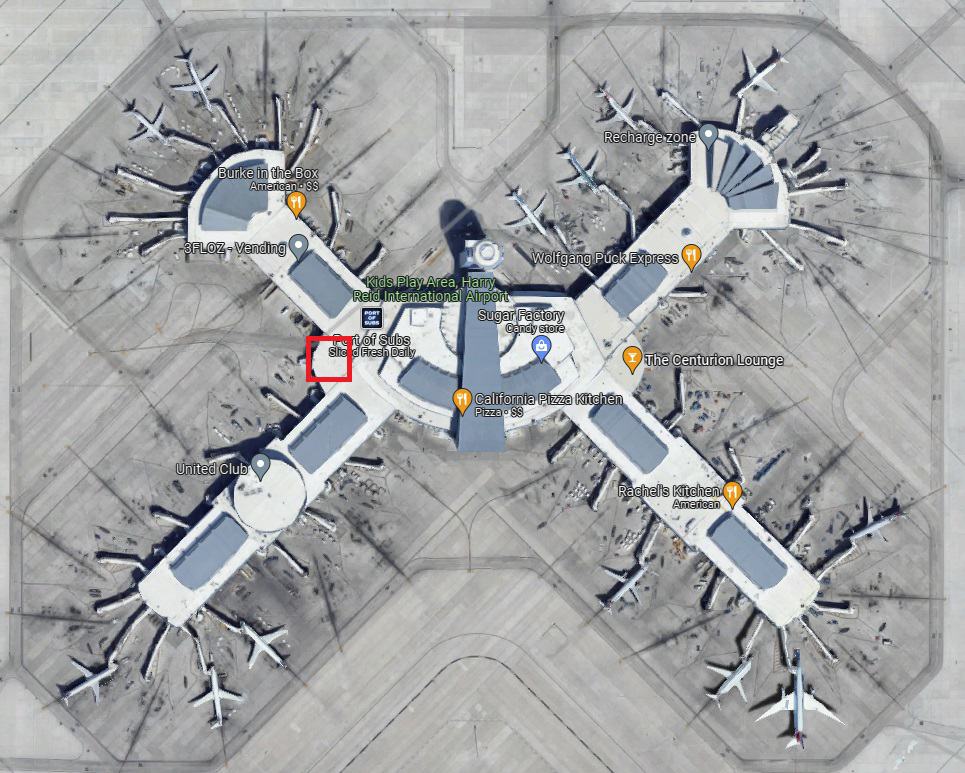 Salon The Club LAS map2