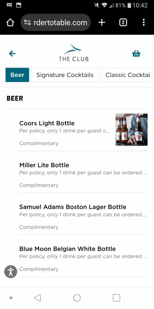 Salon The Club LAS order 1