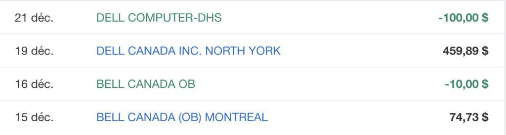 credit platine pme dell bell mobile fr