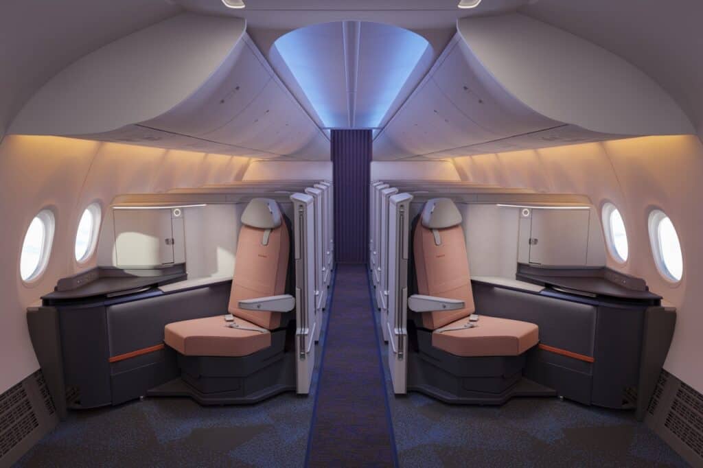 flydubai business suite cabine