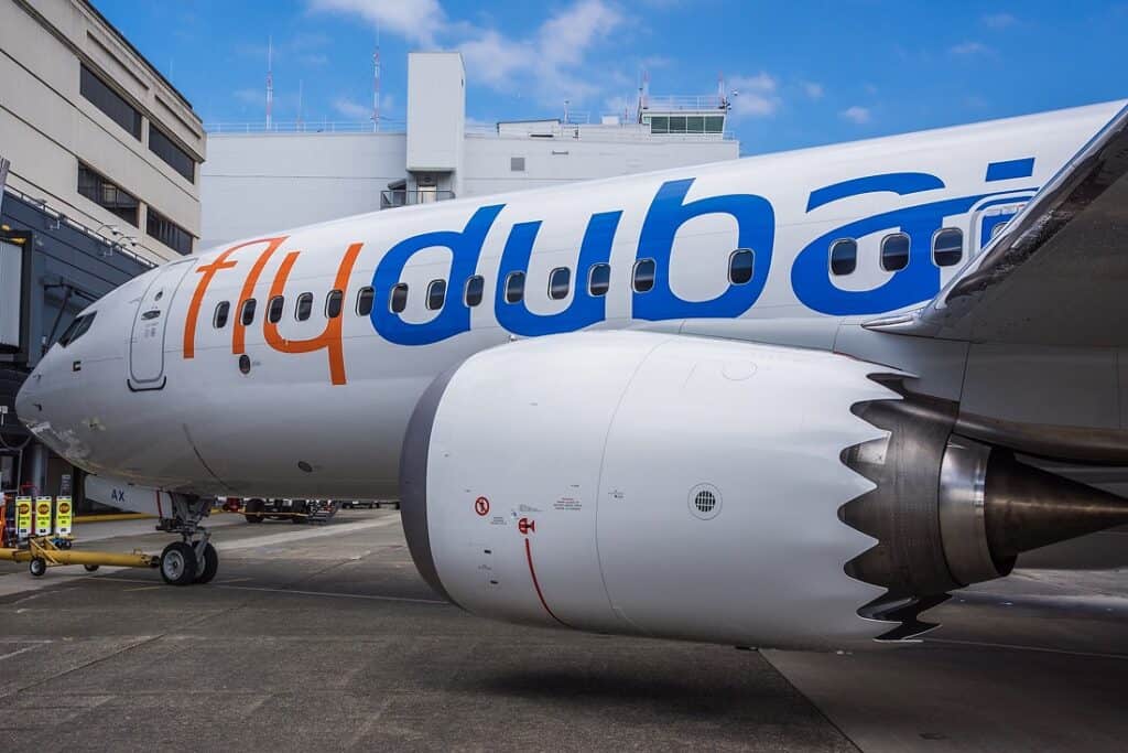 FlyDubai 737 MAX Delivery Seattle