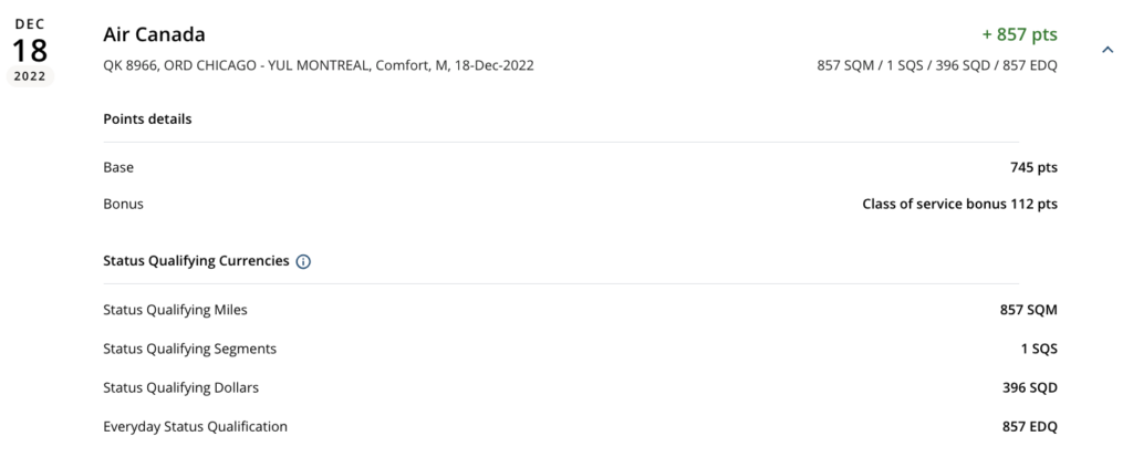 Aéroplan accumulés RBC