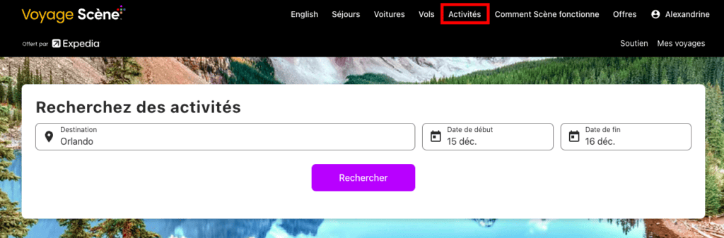 voyage scene plus activites fr