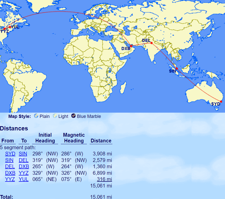 Flight Map