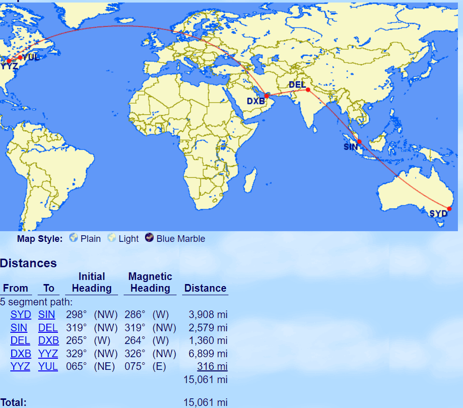 Flight Map
