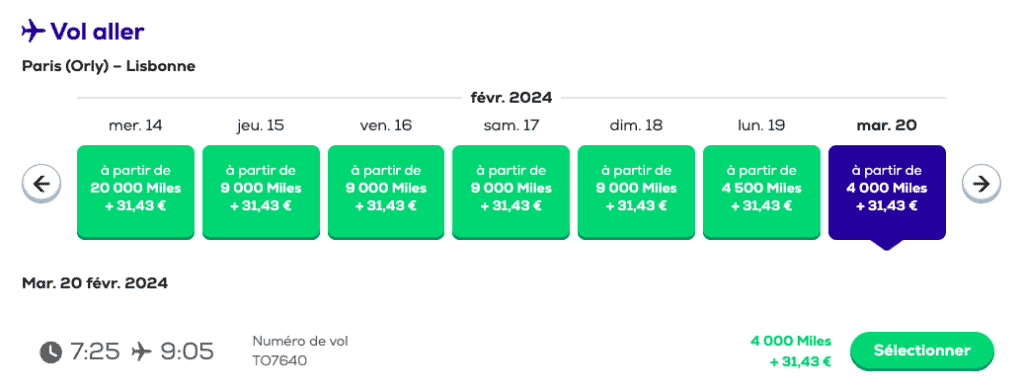 Transavia permet aux passagers d'acheter des billets d'avion avec Flying Blue