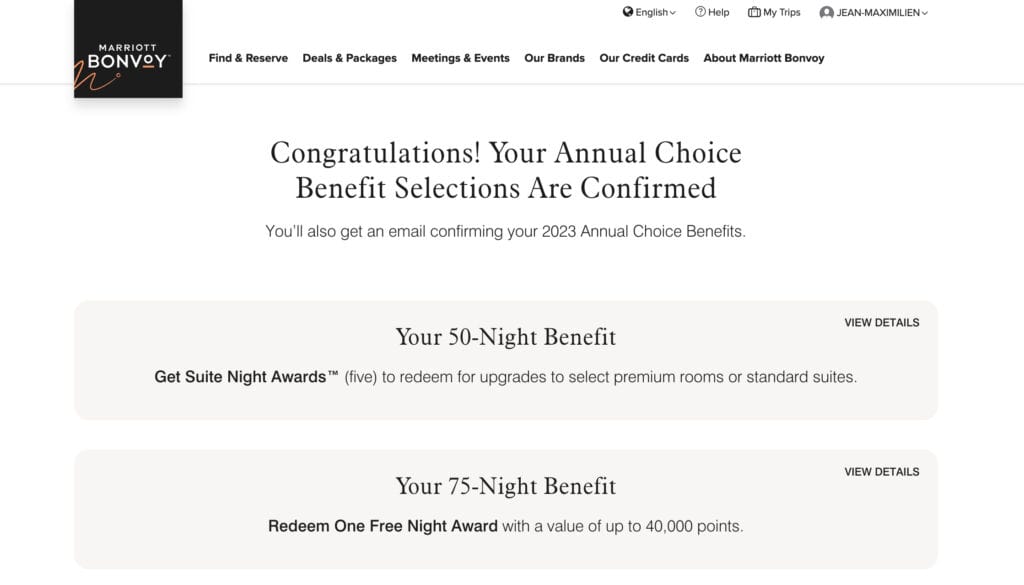 deux choix marriott bonvoy 2024