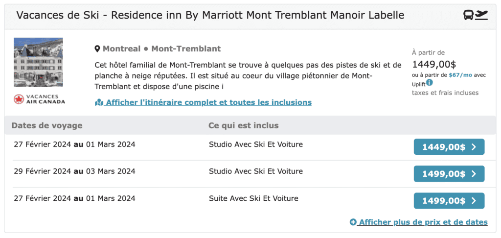 vacv forfait ski tremblant fr