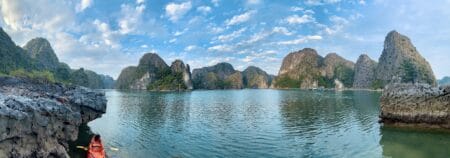 vietnam ha long bay kayak