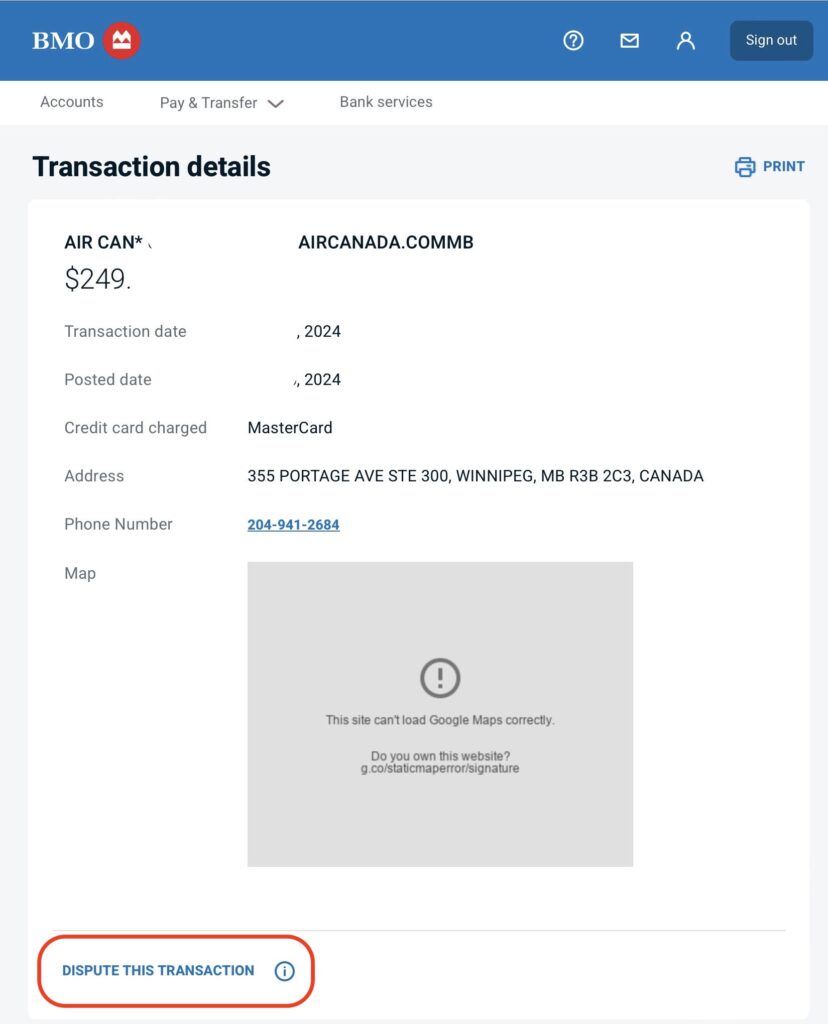 BMO retrofacturation