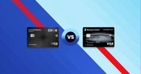 Carte Dividendes CIBC Visa Infinite vs Carte Visa Infinite Momentum Scotia