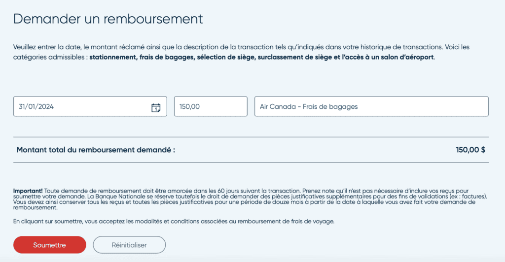 Crédit voyage BNC WE 3