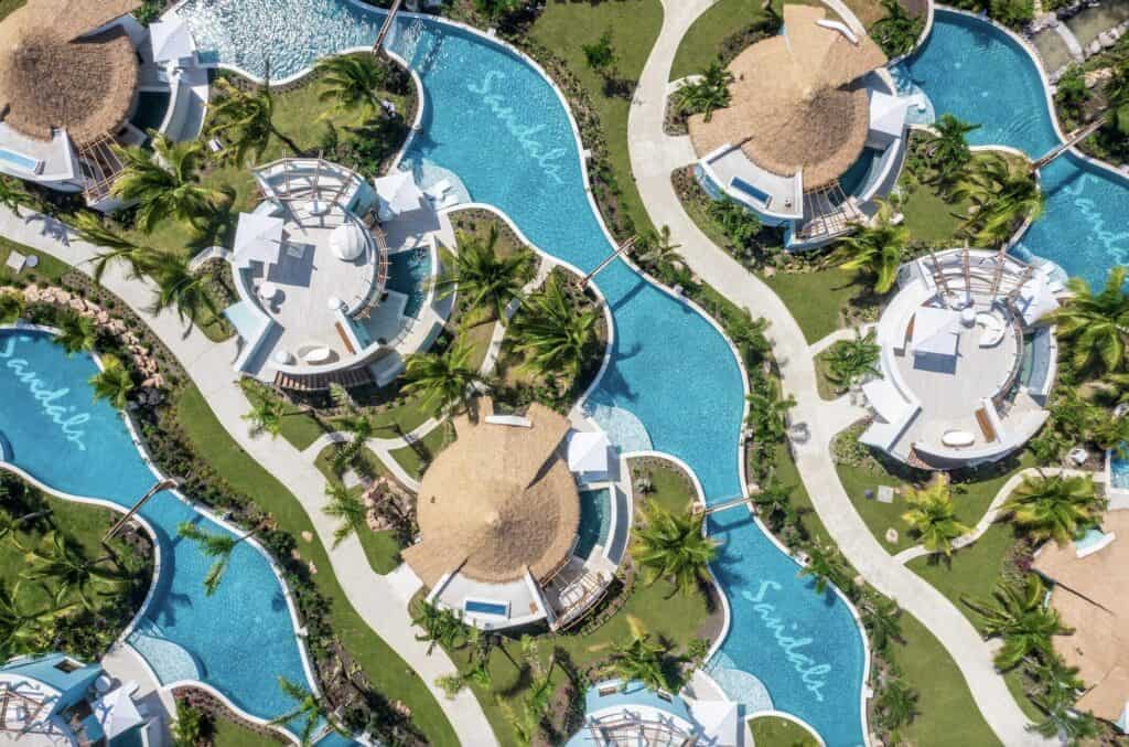 The Coyaba Sky Rondoval Villas at Sandals Dunn-s River