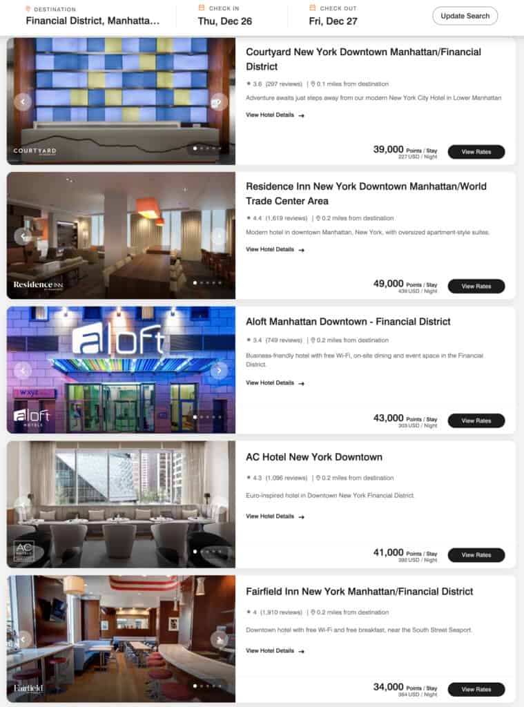 new york marriott bonvoy 2024