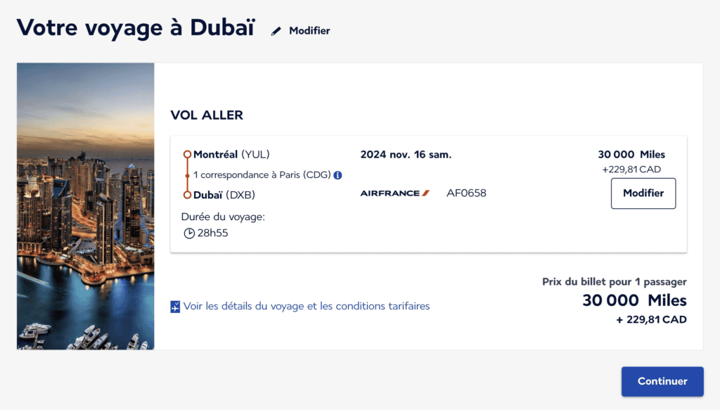 yul cdg dxb af fr