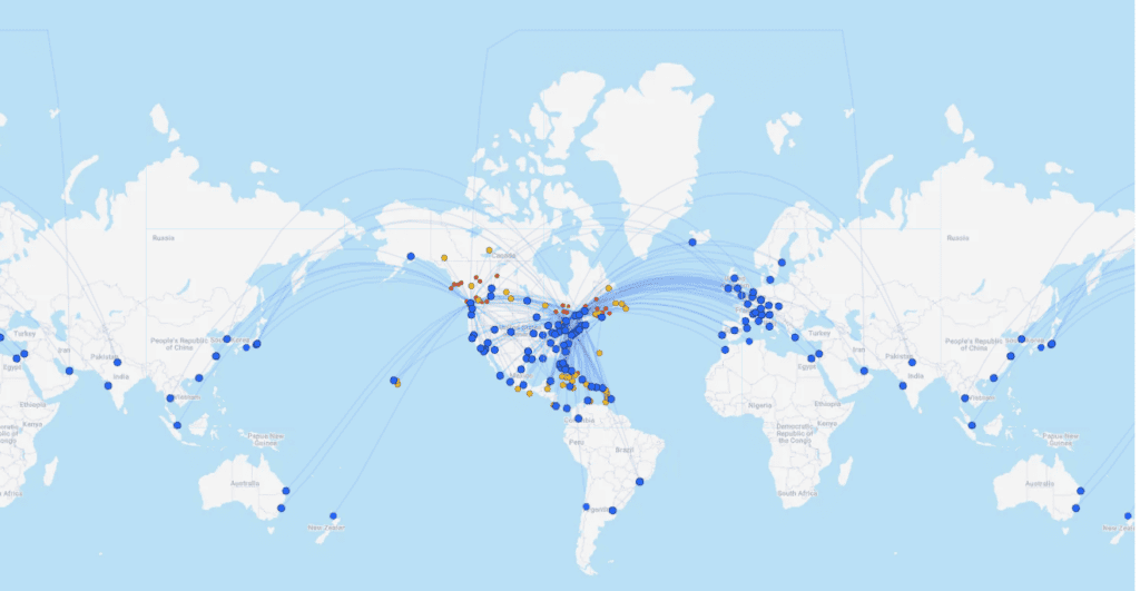 Air canada flight connection