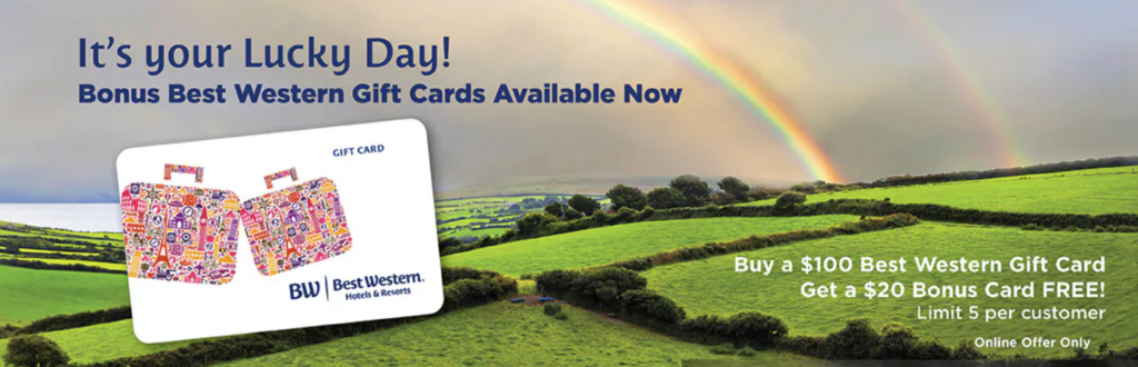 bw promotion carte cadeau