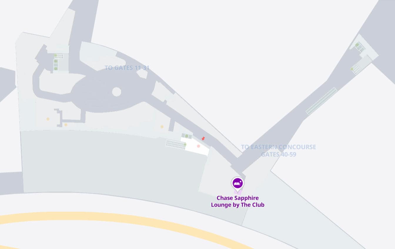 Chase Sapphire Lounge - Location