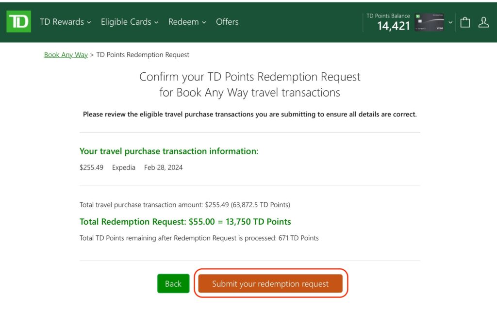 Expedia pour td