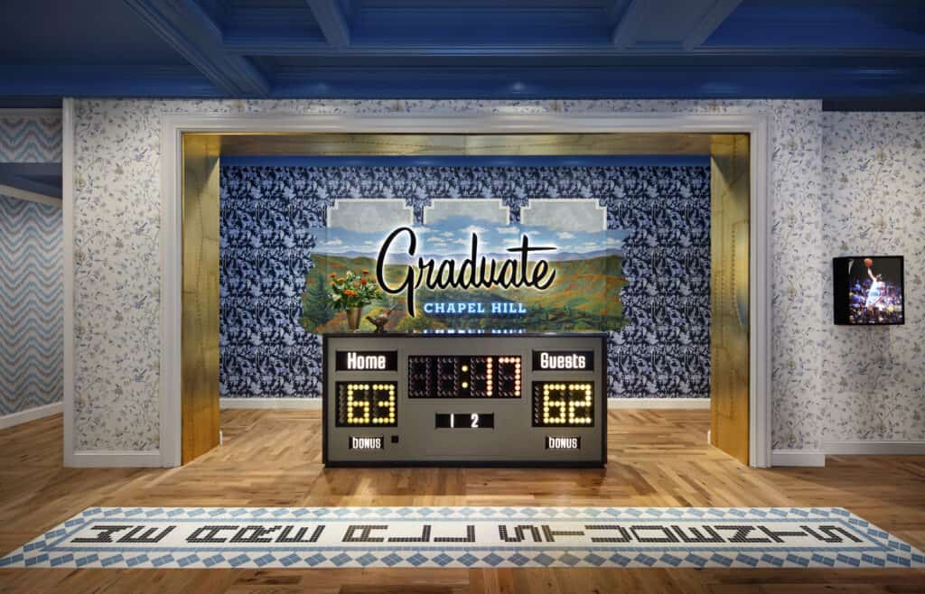Graduate Chapel Hill Check In Desk Credit Graduate Hotels
