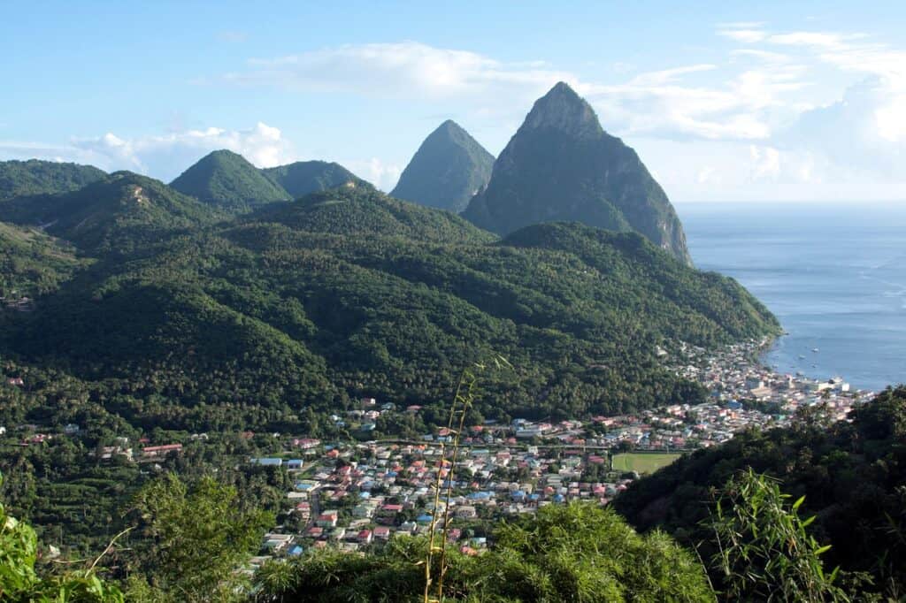 Les Pitons, Sainte-Lucie – Pixabay