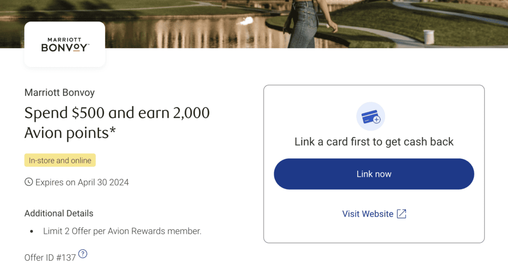 Marriott Bonvoy Avion Select