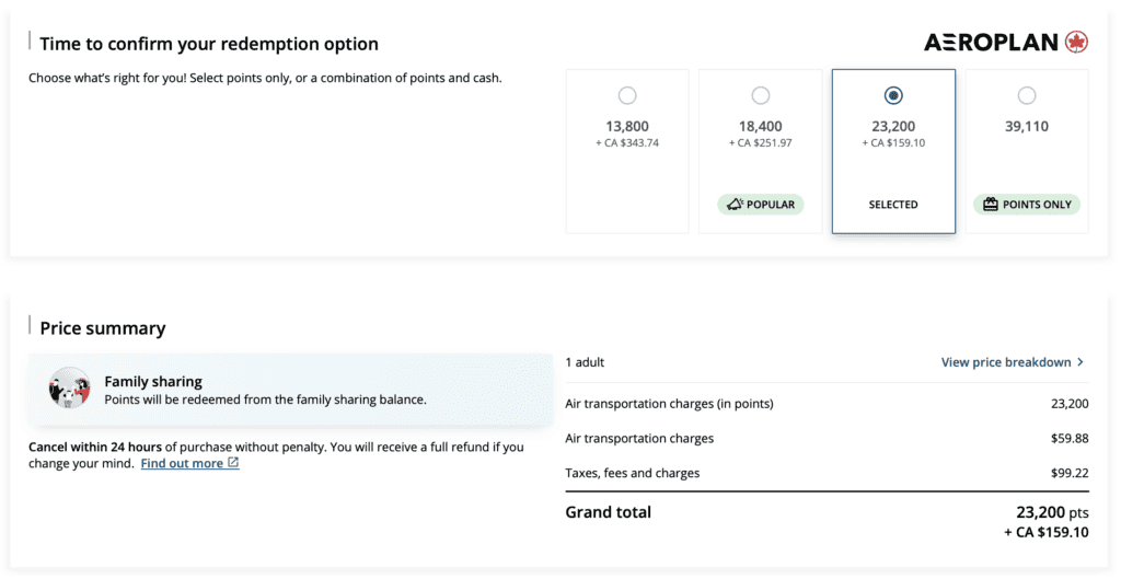 YUL-FLL options echange