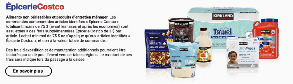 epicerie costco