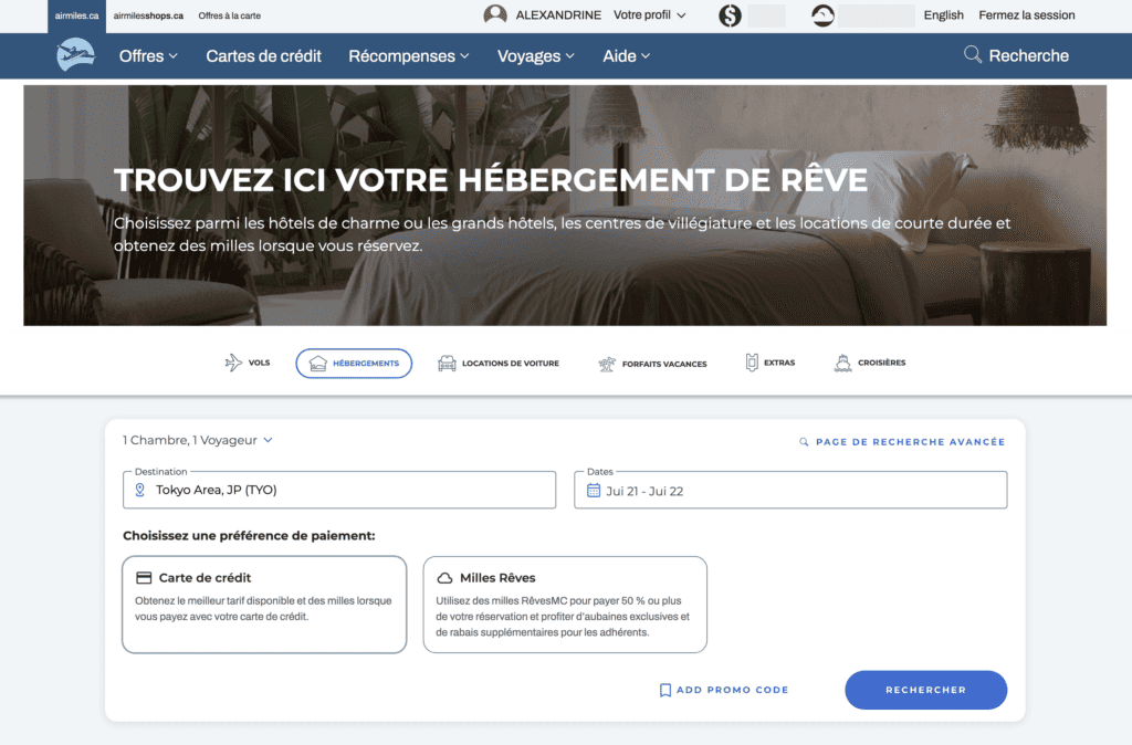 voyages air miles hotels3 fr