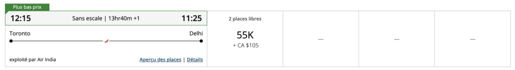 yyz del air india fr