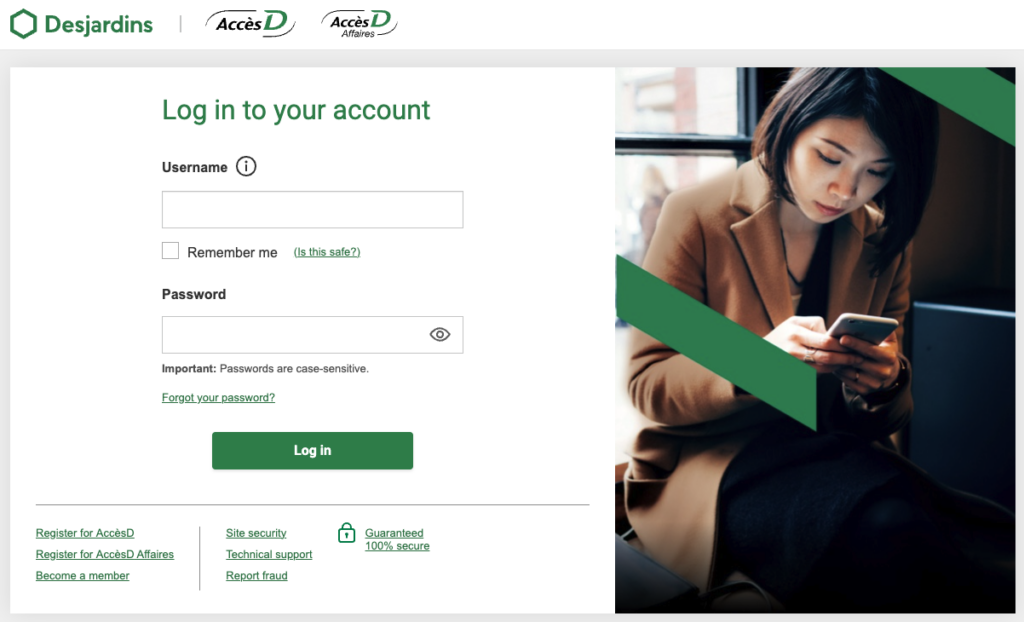 desjardins accueil accesd
