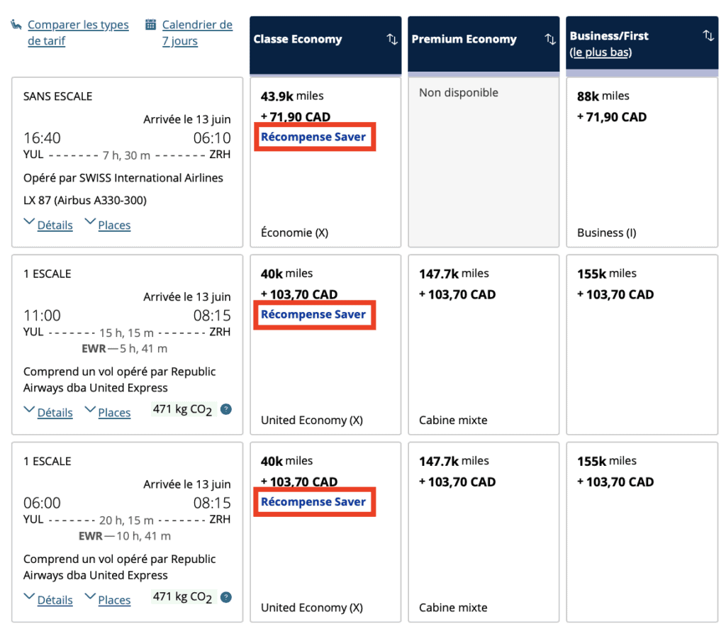Astuce echange aeroplan 3