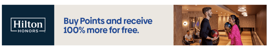 promotion hilton 100 points