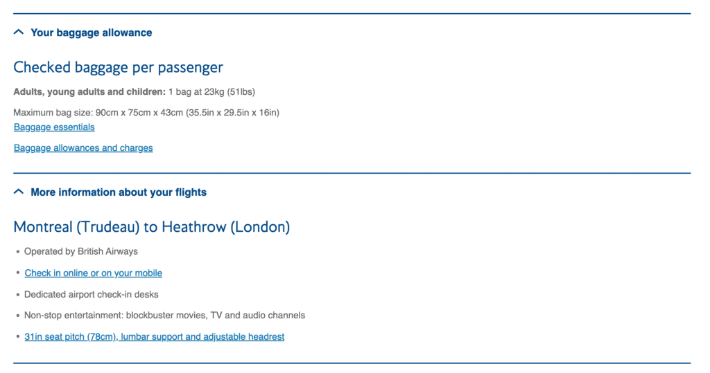 reservation avios ba13