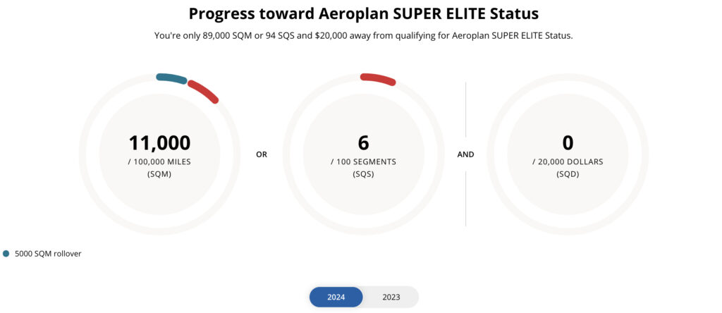 statut aeroplan 2024 jm fr