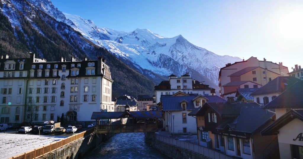 Flamme olympique chamonix mont blanc