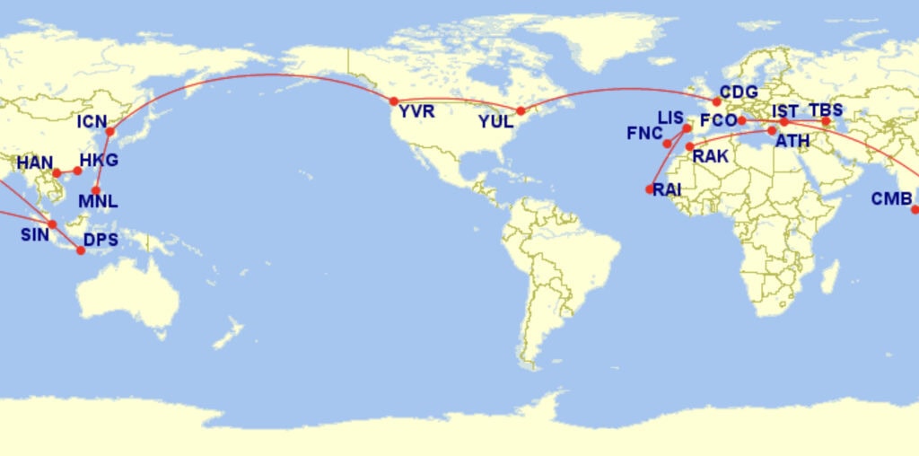 concours aeroplan gcmap honeymoon