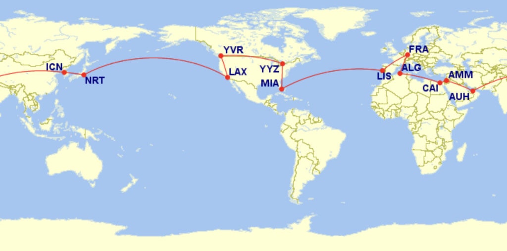 concours aeroplan gcmap rtw