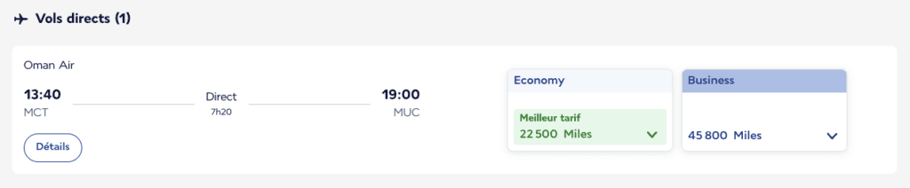 Oman air flying blue miles