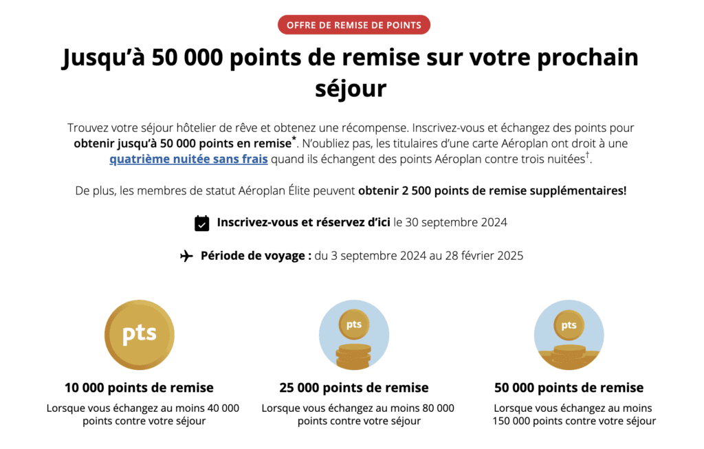bon plan aeroplan promo sept 2024 fr