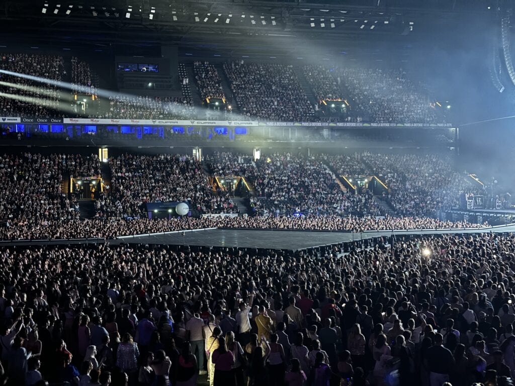 Centre de la scène de Taylor Swift